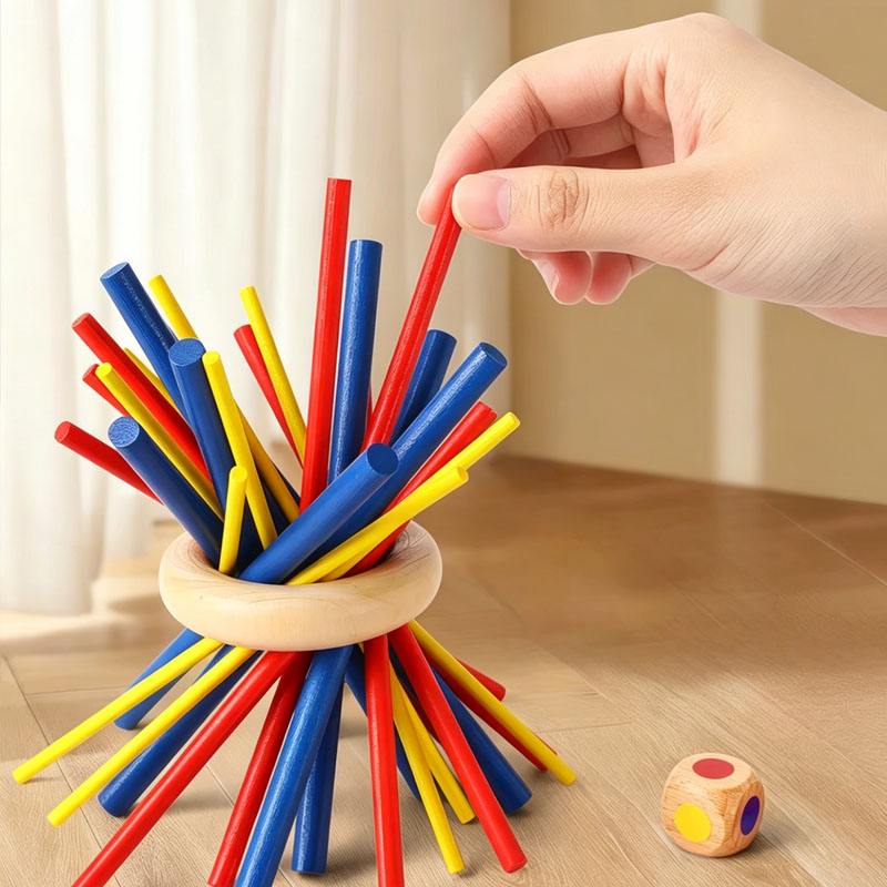 Board Game Family - Balance & Fun Wooden Pick Up