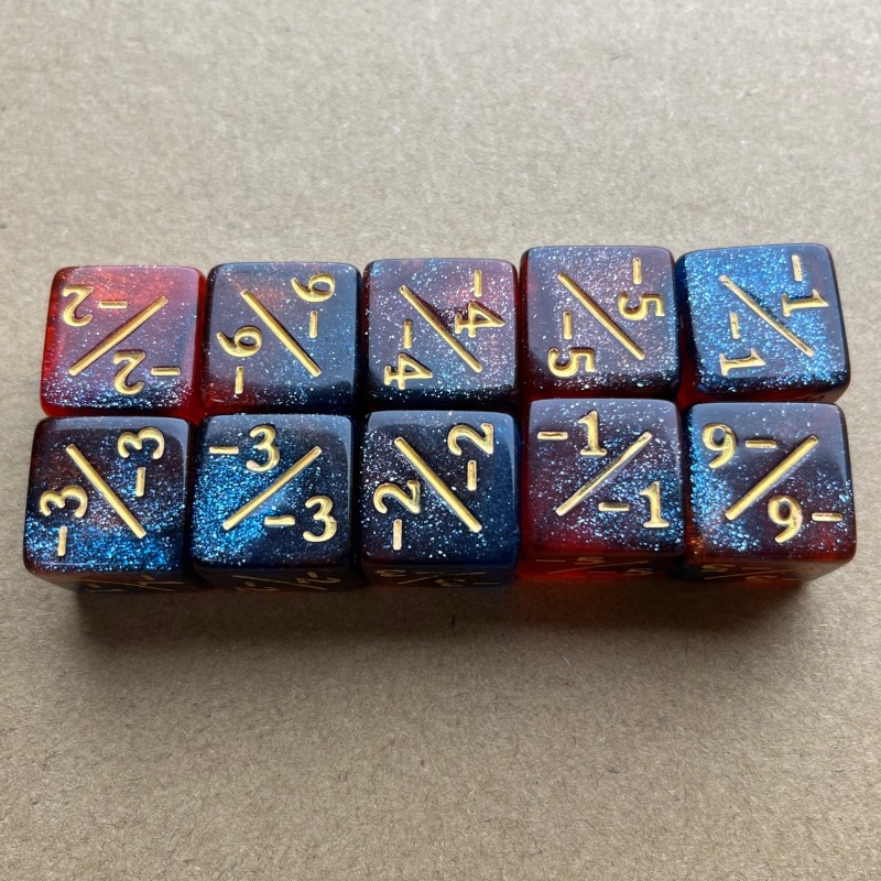 16mm Plus Minus Dice Number 16 - Game Token Counter recension och pris