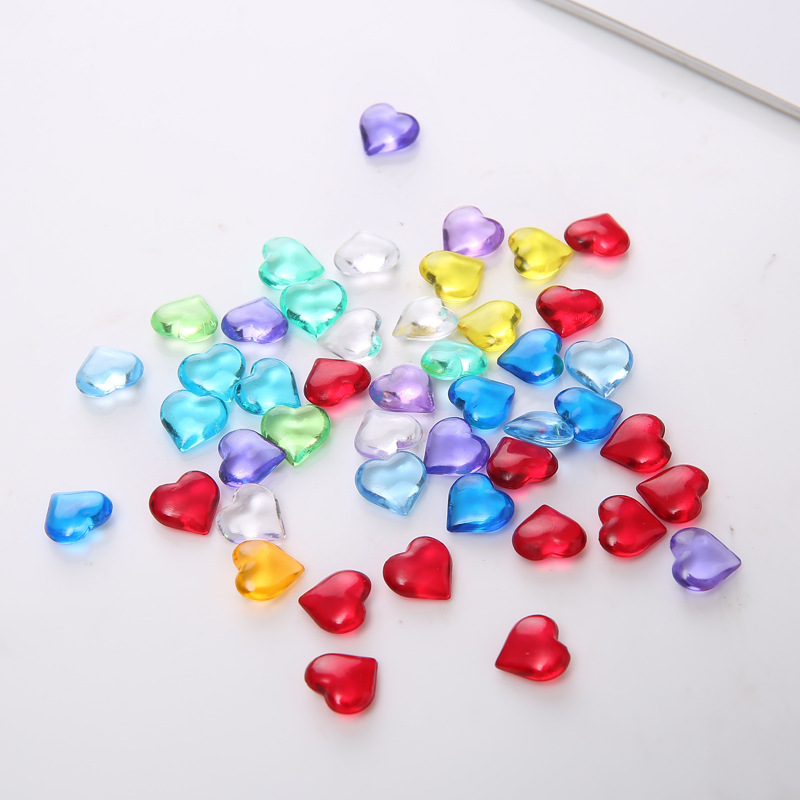 100PCS 10*4mm Heart Shape Acry - Board Game Illustration recension och pris