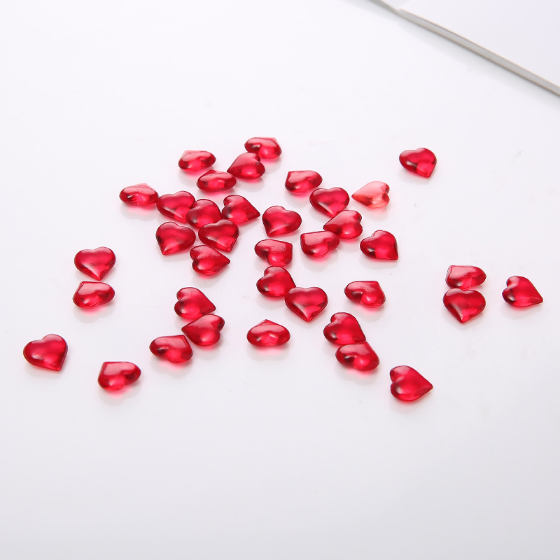 100PCS 10*4mm Heart Shape Acry - Board Game Illustration recension och pris