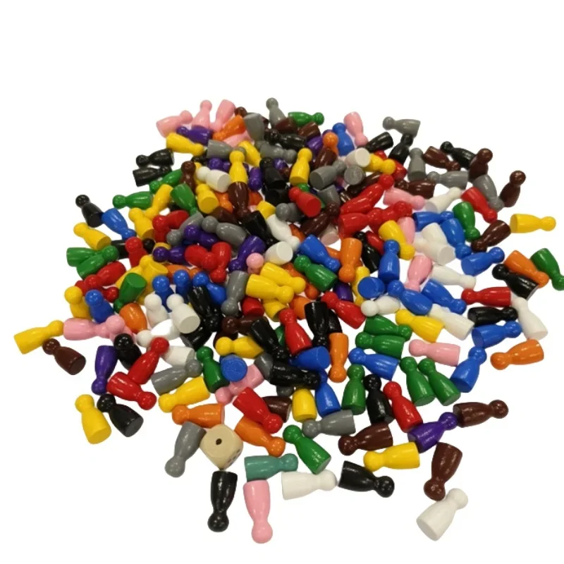 100 Pcs Colorful Wooden Chess  - Board Game Illustration recension och pris