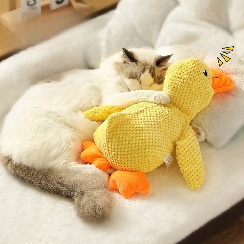 Duck Dog Toy Plush Chew Resist - Board Game Quacks recension och pris