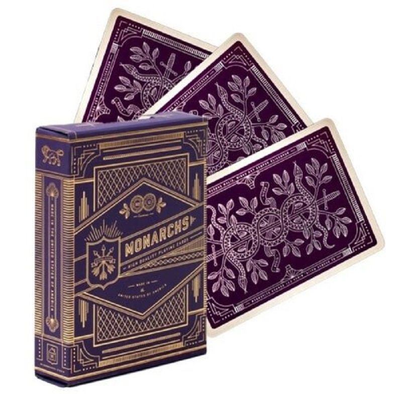 Purple Monarch Playing Cards b - Board Game Illustration recension och pris