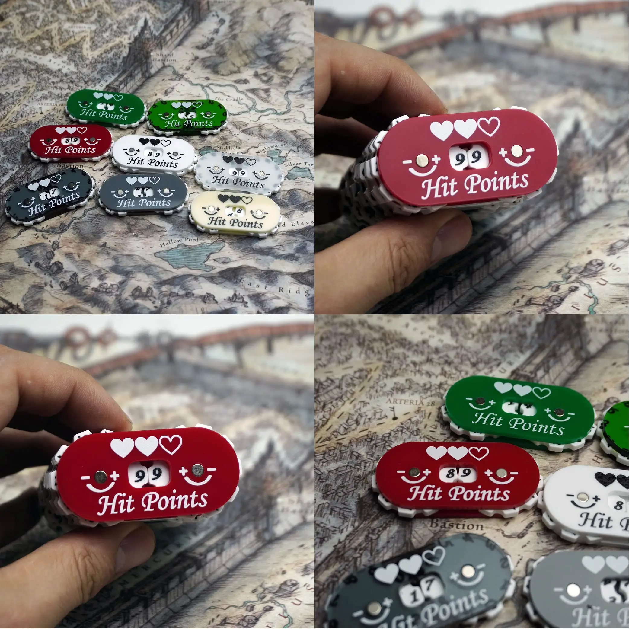 Premium 60x30mm Tracker for He - Game Token Counter recension och pris
