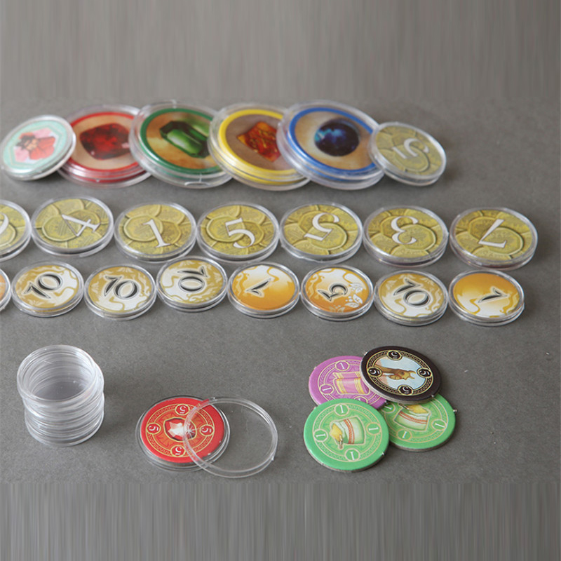 10PCS/Set 19 20 25 27 30 40mm  - Board Game Sequence recension och pris