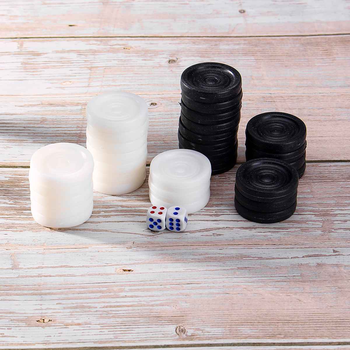 32 PCS Backgammon Chess Piece  - Board Game Quacks recension och pris