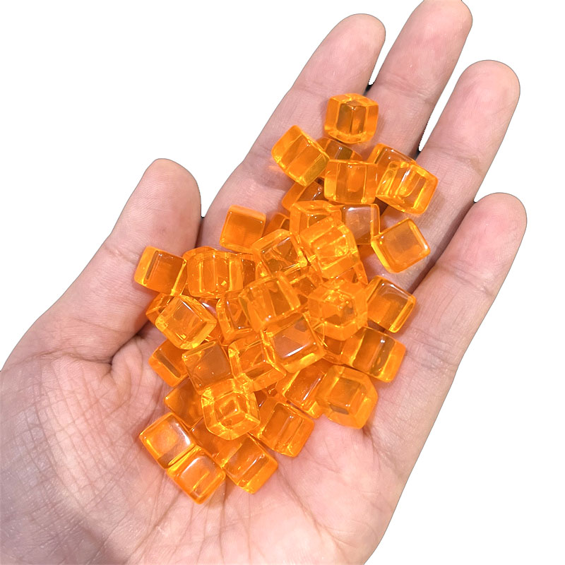 100pcs/set 8mm Clear Cube Dice - Board Game Illustration recension och pris
