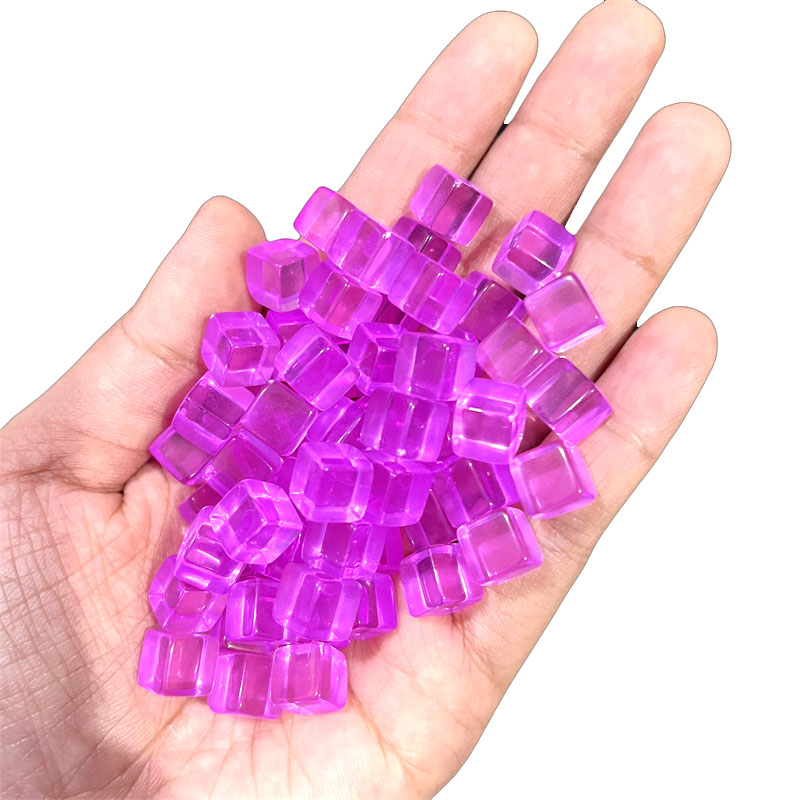100pcs/set 8mm Clear Cube Dice - Board Game Illustration recension och pris