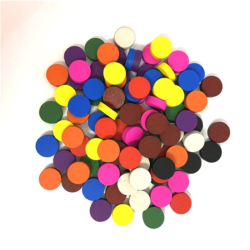 100pieces Diameter 15*5MM Wood - Board Game Sequence recension och pris