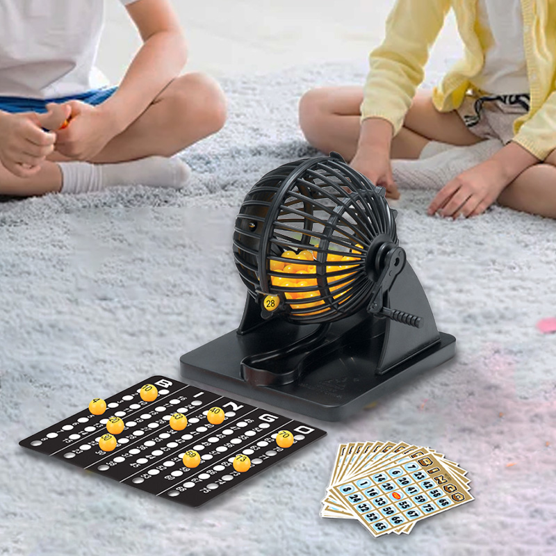 Bingo Lottery Machine Cage Swe - Board Game Live recension och pris