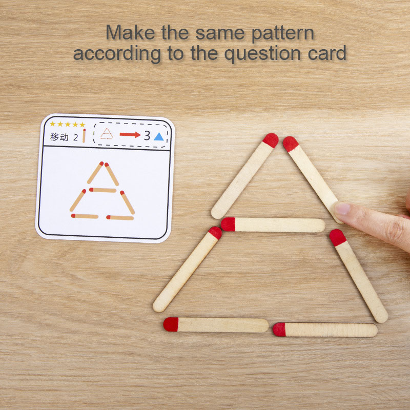 Montessori Matches Puzzles Gam - Board Game Fun recension och pris