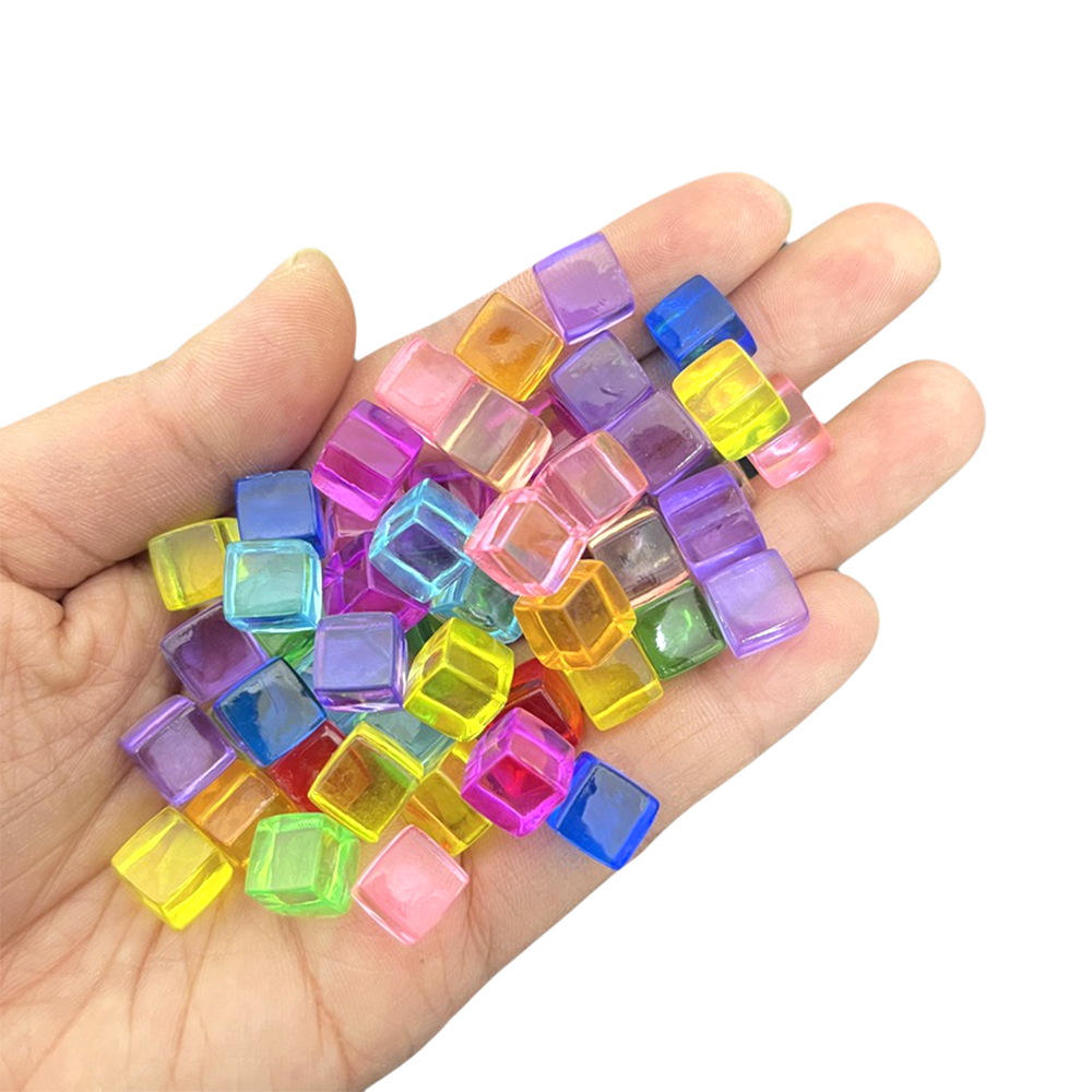 100Pcs/Set 8mm Transparent Squ - Board Game Sequence recension och pris