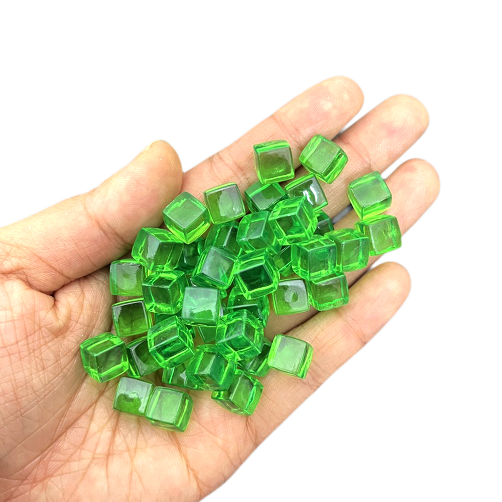100Pcs/Set 8mm Transparent Squ - Board Game Sequence recension och pris