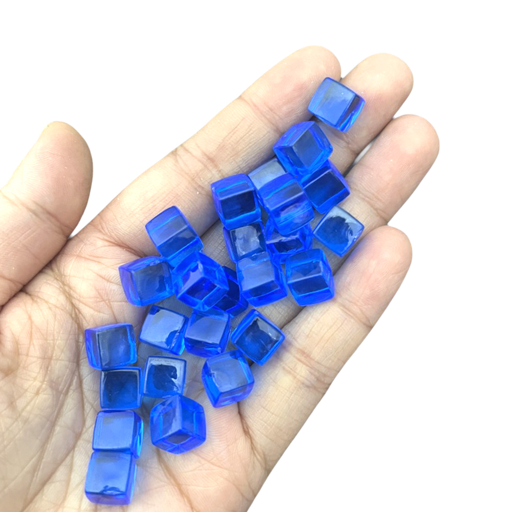 100Pcs/Set 8mm Transparent Squ - Board Game Sequence recension och pris