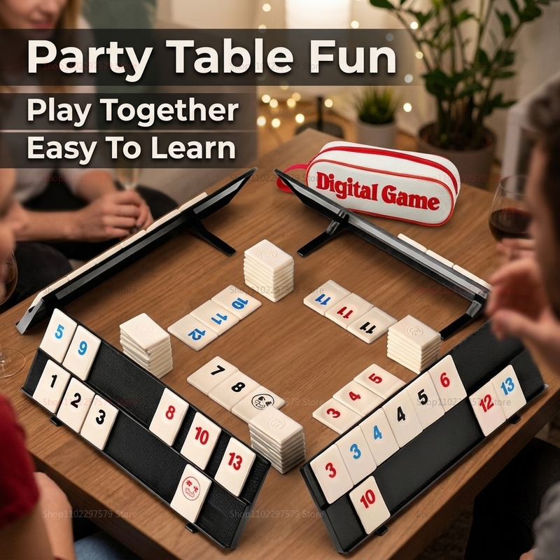 2026 New Rummy Cube Game Set w - Board Game Sequence recension och pris