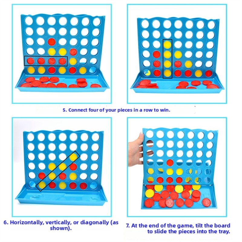 3D Four-in-a-Row Board Game fo - Board Game Family recension och pris