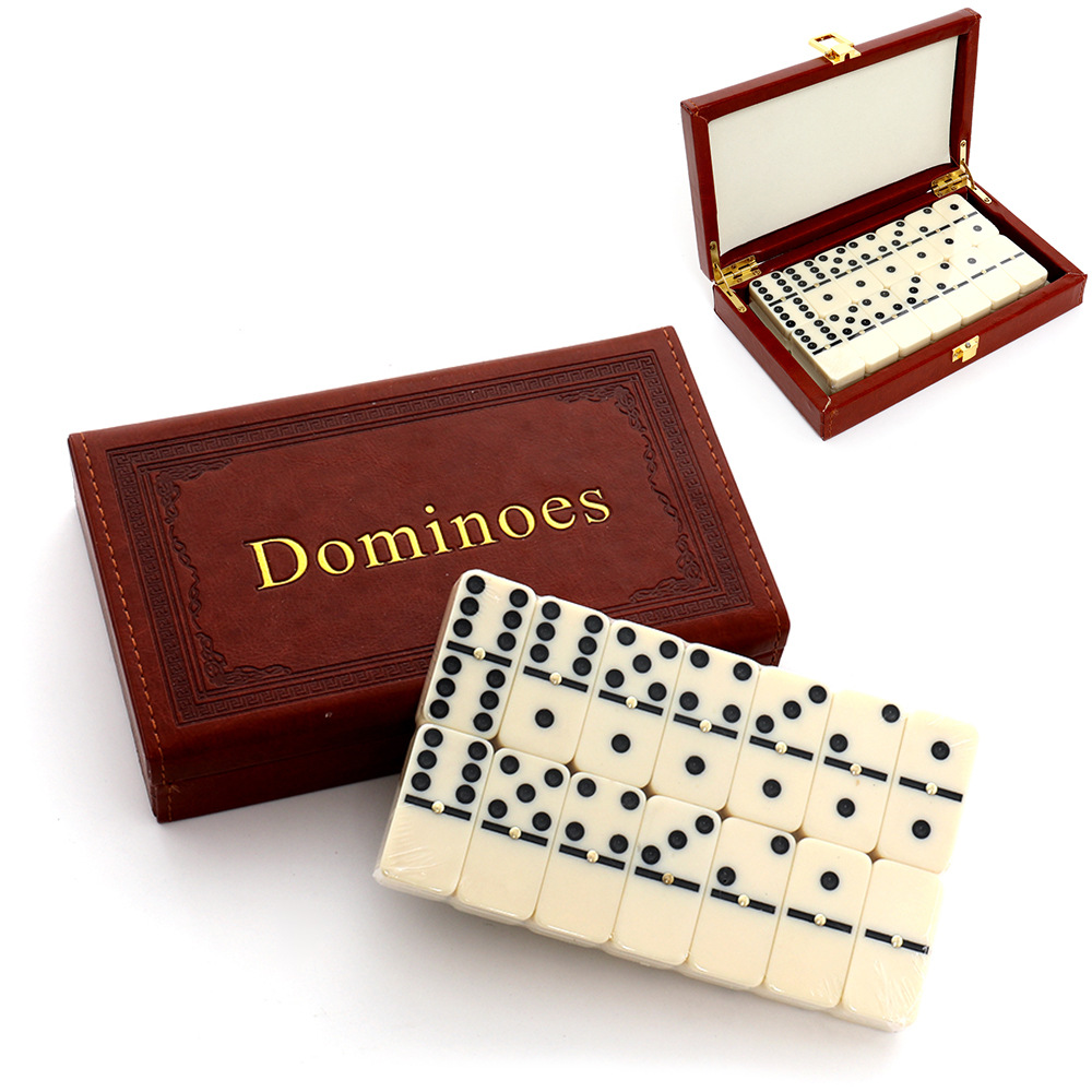 28Pcs Resin Domino Set Classic - Board Game Family recension och pris