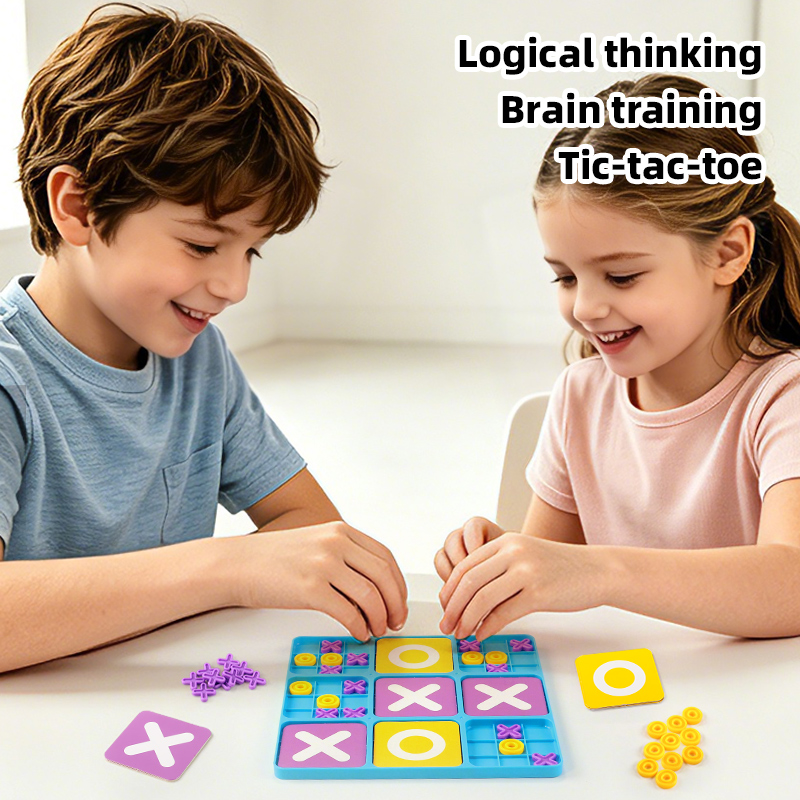 Colorful Battle Xo Tic-Tac-Toe - Board Game Quacks recension och pris