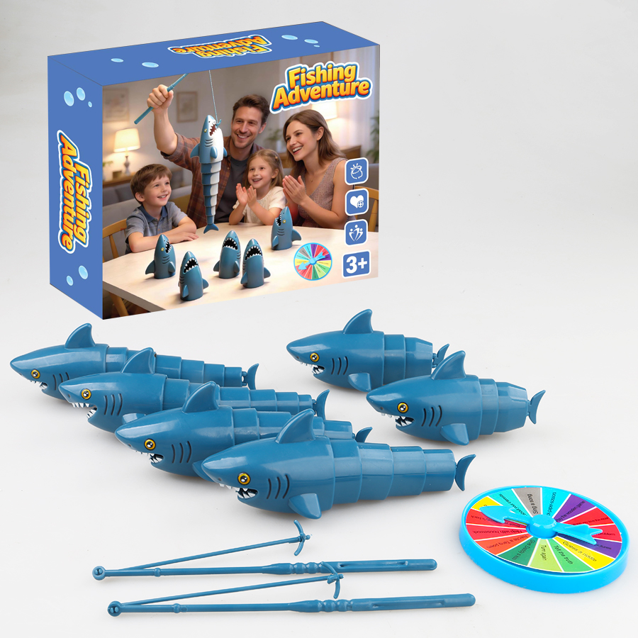Popular Shark Style Fishing Bo - Board Game Fun recension och pris