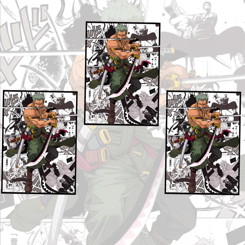60PCS 66x91mm One Piece Anime  - Board Game Illustration recension och pris