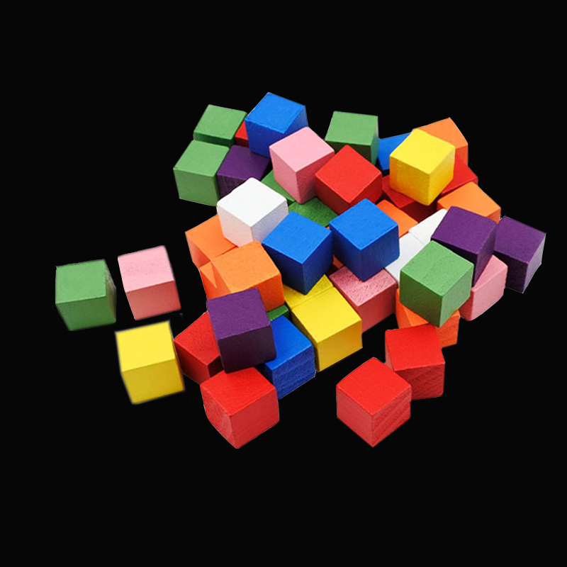 100Pcs/lots 14colors 10mm Cube - Board Game Sequence recension och pris