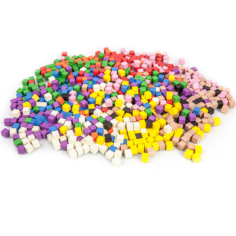 100Pcs/lots 14colors 10mm Cube - Board Game Sequence recension och pris