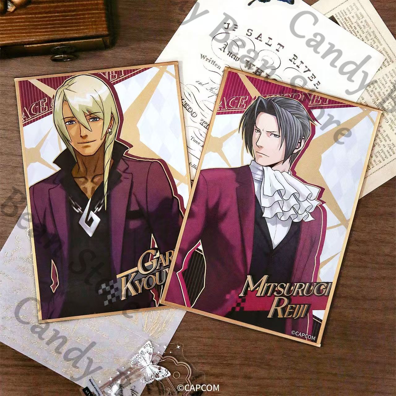 Genuine Anime Ace Attorney Mil - Board Game Illustration recension och pris