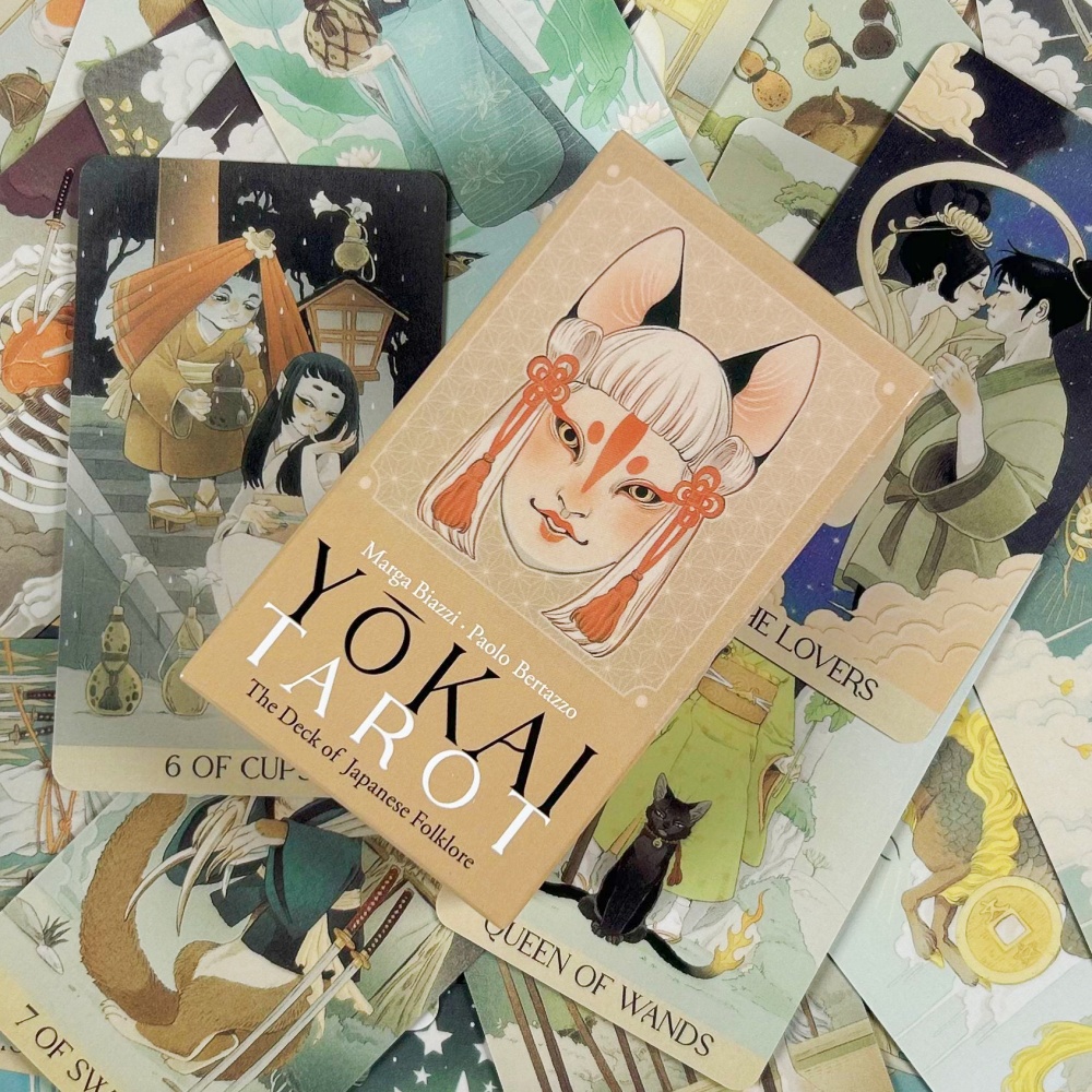 Yokai Tarot Deck 78 Pcs Cards  - Board Game Illustration recension och pris