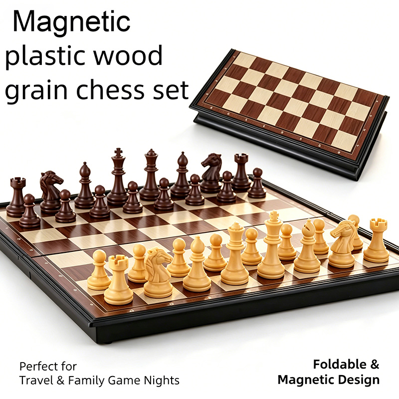 24CM Foldable Magnetic Chess G - Board Game Quacks recension och pris