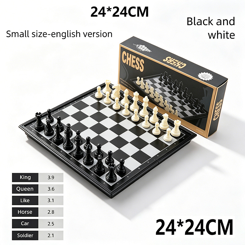 24CM Foldable Magnetic Chess G - Board Game Quacks recension och pris
