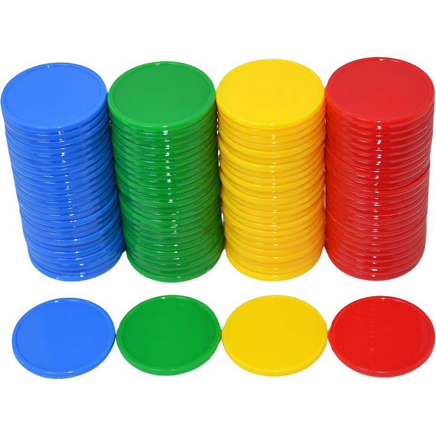 100 Chips & 10 Dices Set - 19m - Board Game Sequence recension och pris