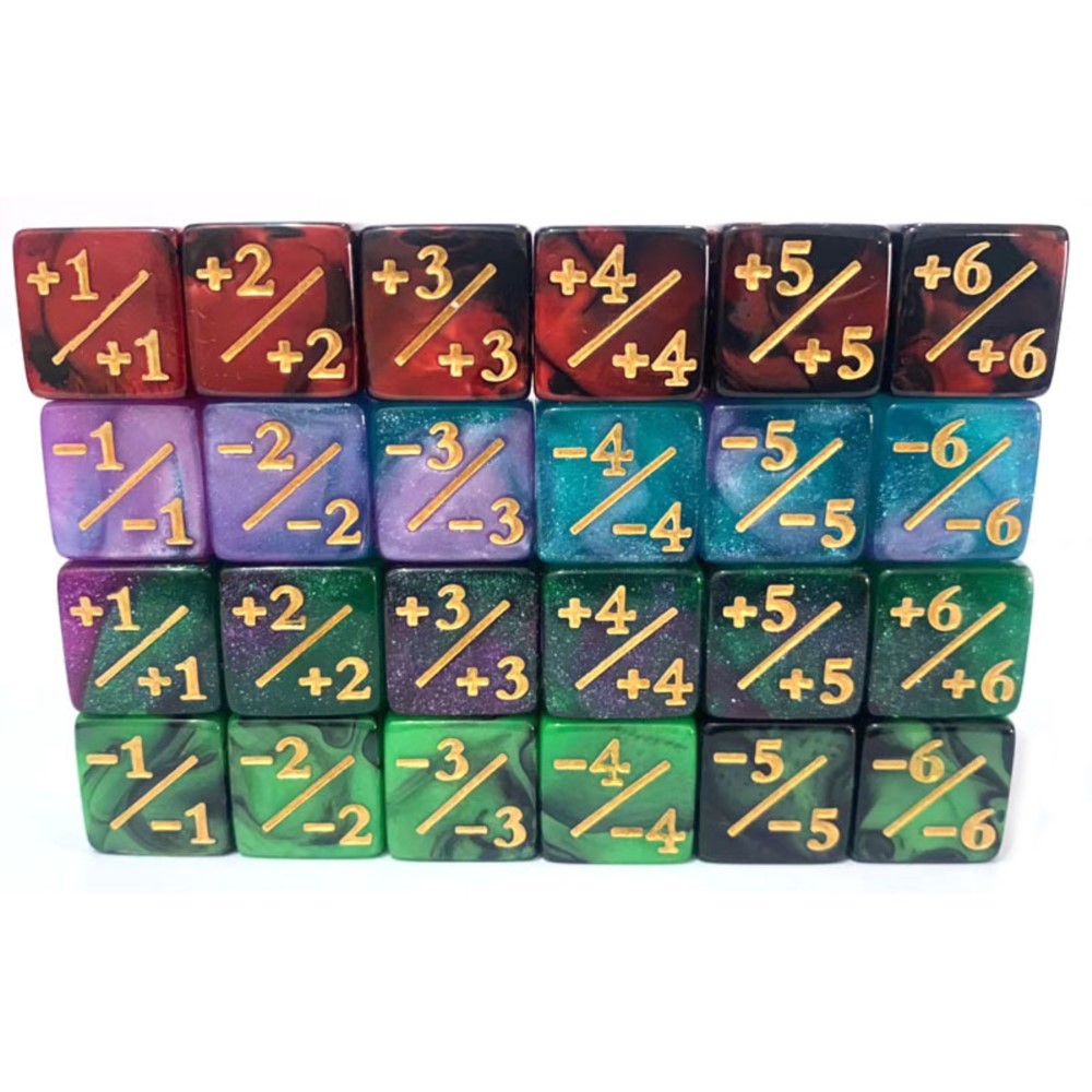 10PCS 16mm 6 Side Dice Counter - Game Token Counter recension och pris