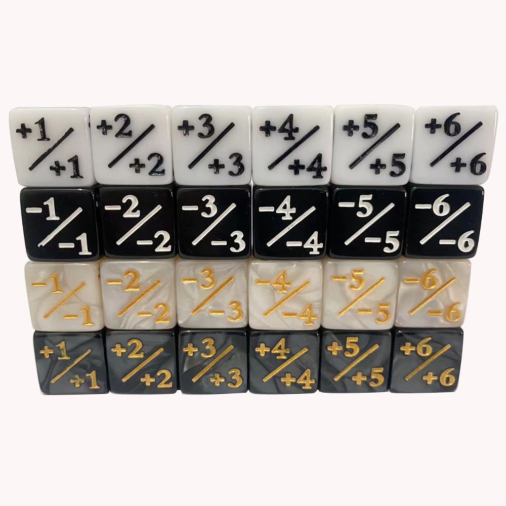 10PCS 16mm 6 Side Dice Counter - Game Token Counter recension och pris