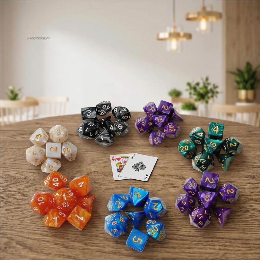 7pcs Set Dice Board Games Roll - Game Token Counter recension och pris
