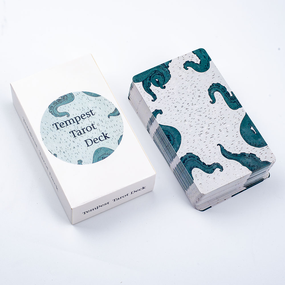 Ocean Themed Tempest Tarot  De - Board Game Illustration recension och pris